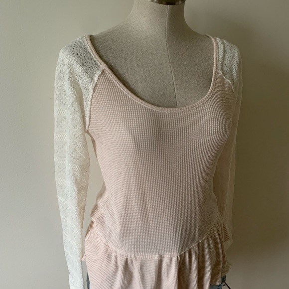 We The Free Pink Knit Top - Picture 2 of 8